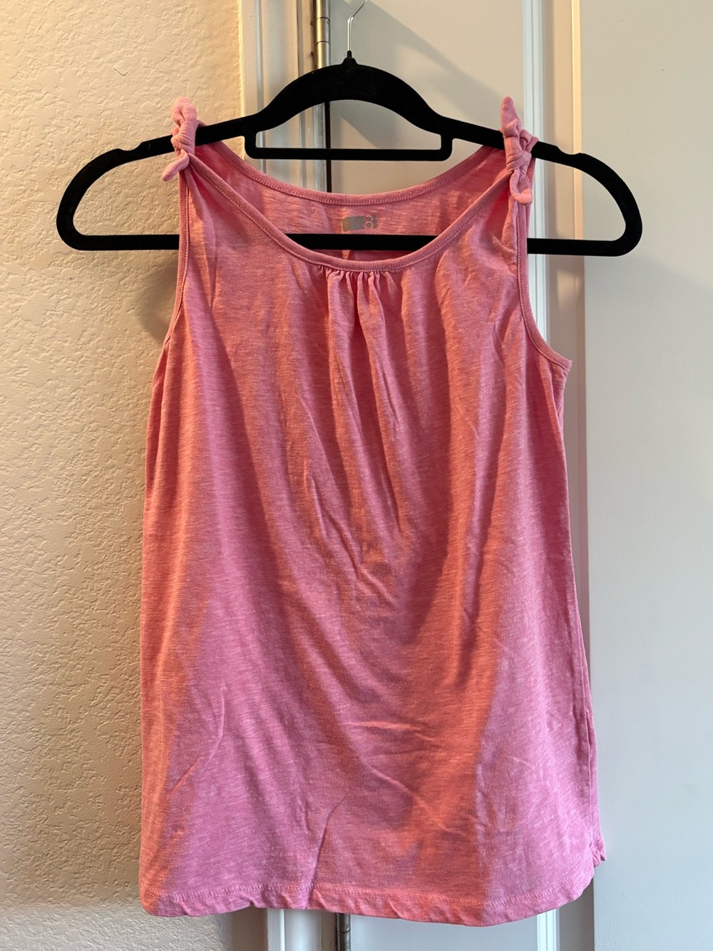 Crazy 8 Pink Tie-Shoulder Tank Top